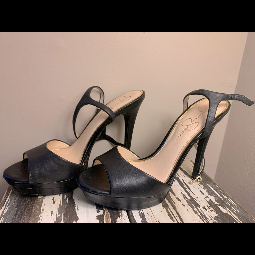 Jessica Simpson black heels size 9